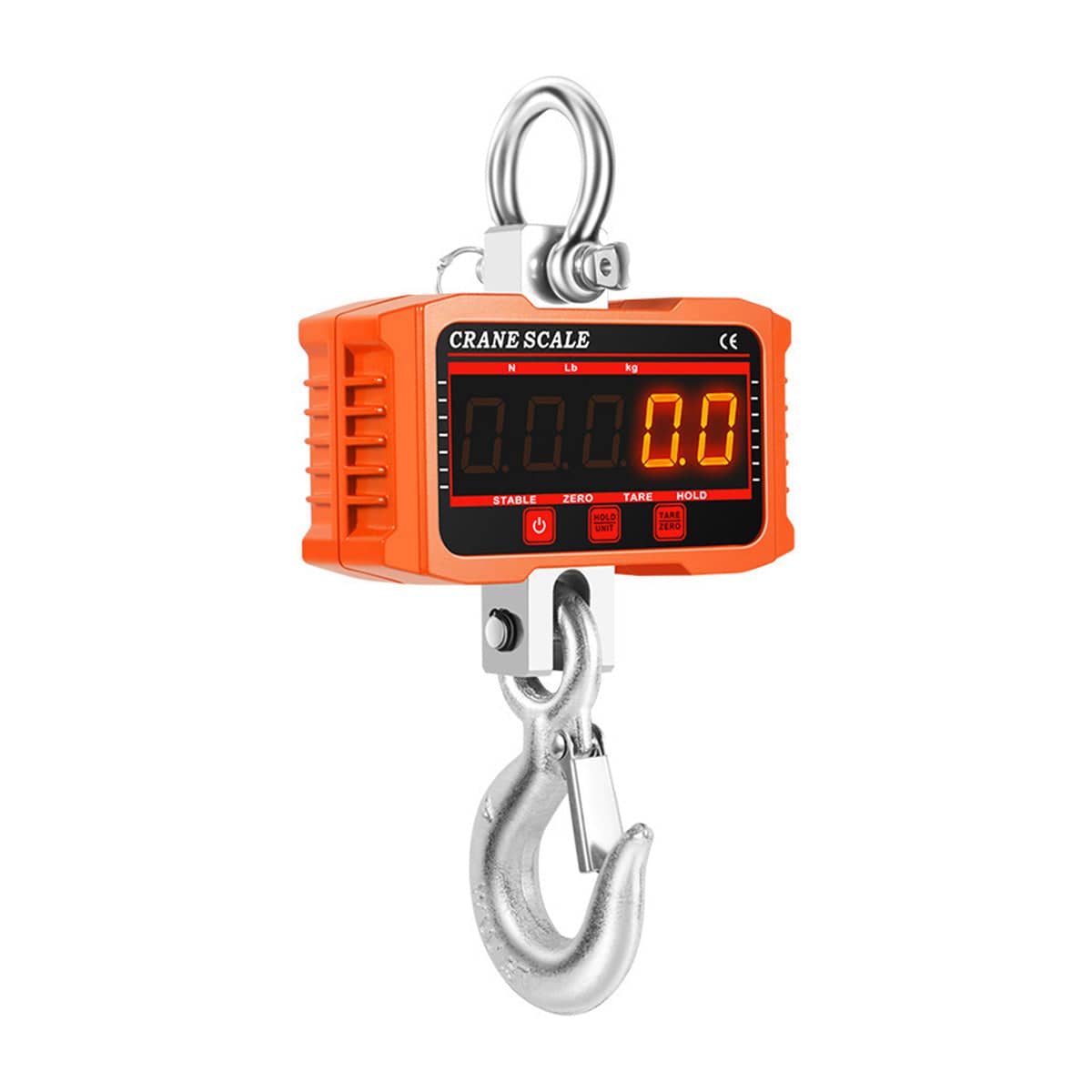 Electronic Crane Scale 2000 kg Orange LED with Wireless Remote - view 2