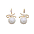 Elegant Pearl Earrings for Women, Alloy - Number 36