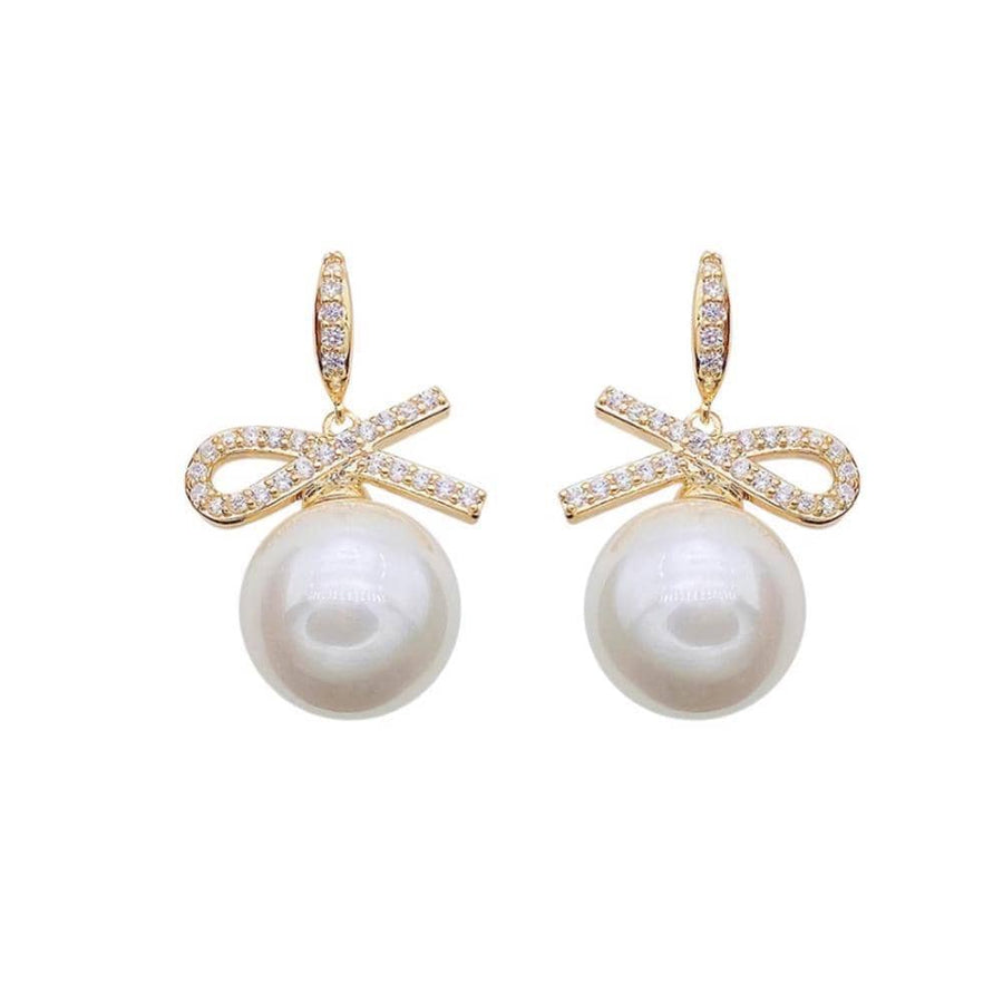 Elegant Pearl Earrings for Women, Alloy - Number 36