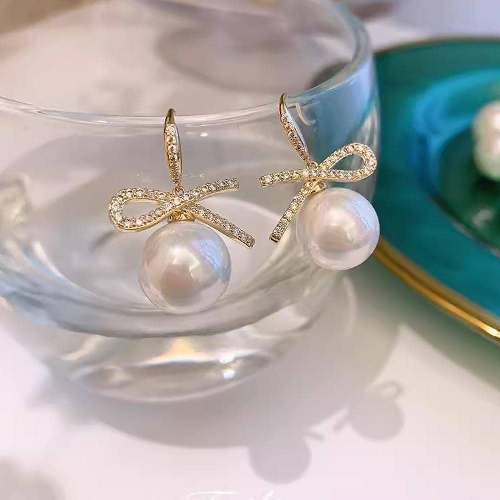 Elegant Pearl Earrings for Women, Alloy - Number 36 - view 5