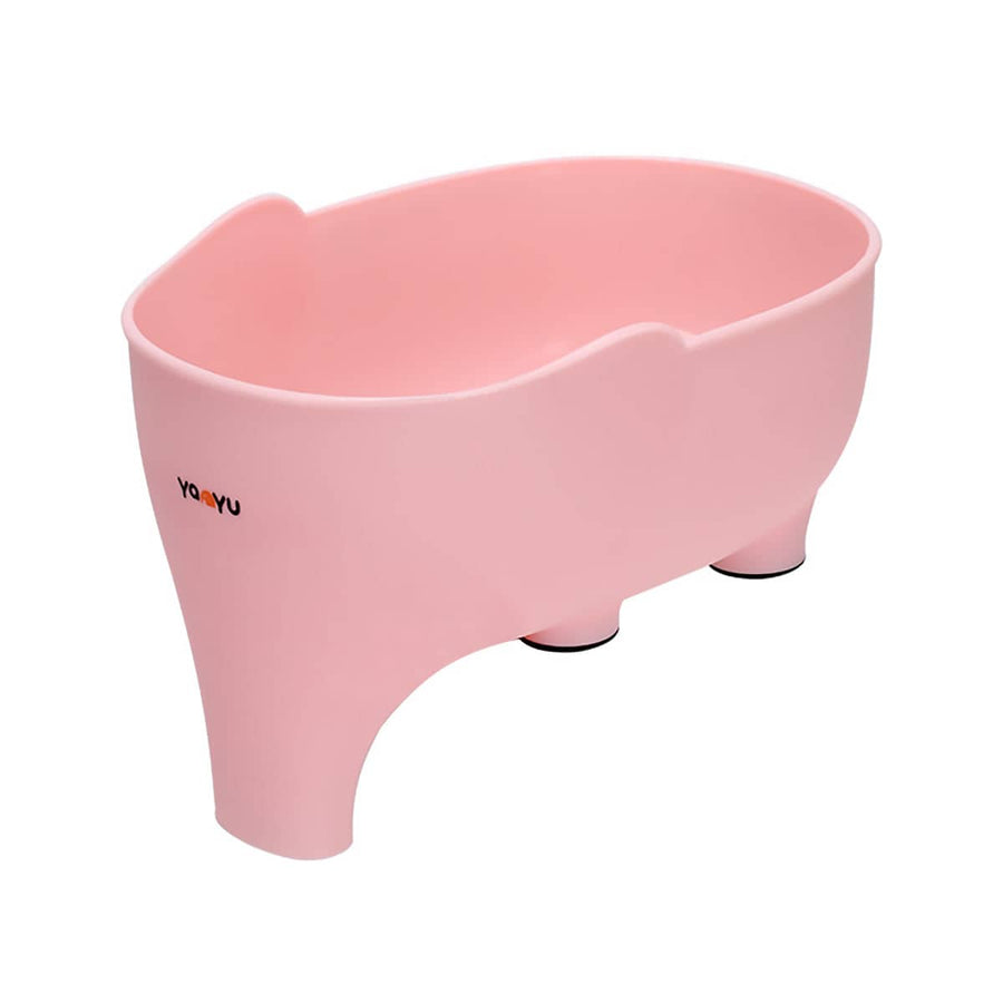Elephant Shaped Kitchen Sink Drain Basket, Fruit and Vegetable Strainer - Pink