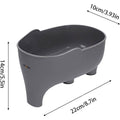 Elephant Shaped Kitchen Sink Drain Basket, Fruit and Vegetable Strainer - Pink - view 4