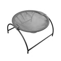 Elevated Hanging Cat Bed with Metal Frame and Mesh - Grey