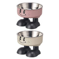 Elevated Pet Bowl with Removable Stainless Steel Liner - Dusty Pink - view 3