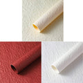Embossed Flower Wrapping Paper, 5 Packs of 25 Sheets, 50 x 52 cm - White - view 3