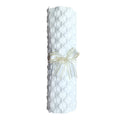 Embossed White Kraft Paper Roll for Gift Wrapping and Packing - 20 x 40 cm, 10 m