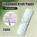 Embossed White Kraft Paper Roll for Gift Wrapping and Packing - 20 x 40 cm, 10 m - view 2