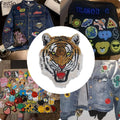 Embroidered Tiger Patch Iron-On or Sew-On, Pack of 2 - view 5
