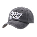 Embroidered Washed Cotton Baseball Cap, Adjustable Unisex Casual Cap - view 2