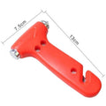 Emergency Car Window Breaker Hammer and Seatbelt Cutter, 2-In-1 Safety Tool - view 3