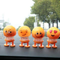 Emoji Car Dashboard Ornament, Spring Shaking Head Decoration - view 3