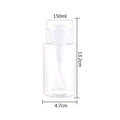 Empty Pump Dispenser Bottles for Makeup Remover and Lotion, Pack of 10 - 150 ml