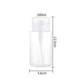 Empty Pump Dispenser Bottles for Makeup Remover and Lotion, Pack of 10 - 200 ml