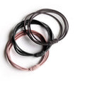 Endless Elastic Hair Ties for Ponytails, Pack of 10 - Grey - view 3