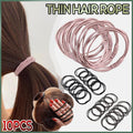 Endless Elastic Hair Ties for Ponytails, Pack of 10 - Light Pink - view 2