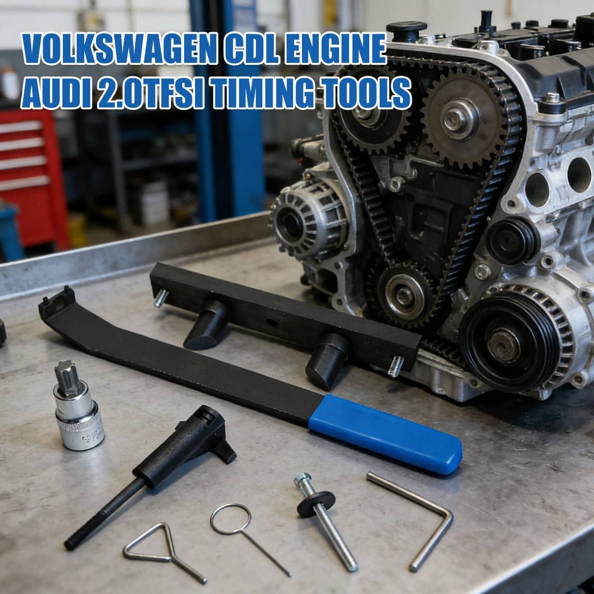 Engine Timing Tool Kit for VW CDL and Audi 2.0 TFSI Camshaft Lock Alignment - view 4