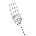Engraved Stainless Steel Forks - Set of 2, I Forking Love You and I Love Forking You - view 3