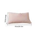 Envelope Closure Pillowcases Pair, Soft Breathable Bedding Pillow Covers - Blush Pink - view 4