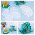Epoxy Resin Coaster Stand Silicone Mould, Pack of 2 - White - view 5