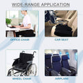 Ergonomic Memory Foam Seat Cushion with Non-Slip Base - Dark Brown - view 5