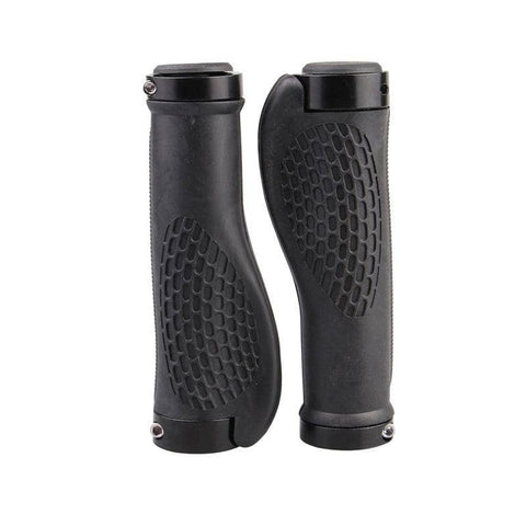 Ergonomic MTB Bike Handlebar Grips, 2 Pack - Black