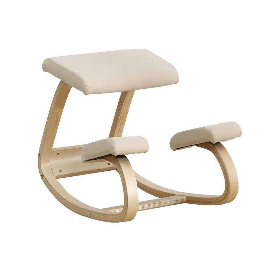 Ergonomic Rocking Kneeling Chair - Beige