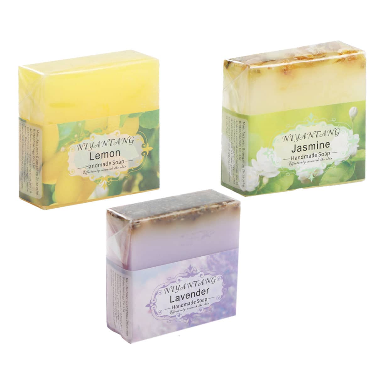 Essential Oil Handmade Soap Bars, Pack of 5 - Lemon - view 3