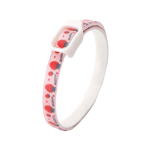 Essential Oil Pet Collar, Adjustable to 52 cm - Pink Strawberry
