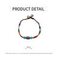 Ethnic Style Handmade Bracelet with Stones and Sky Beads - view 3