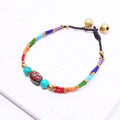 Ethnic Style Handmade Bracelet with Stones and Sky Beads - view 5