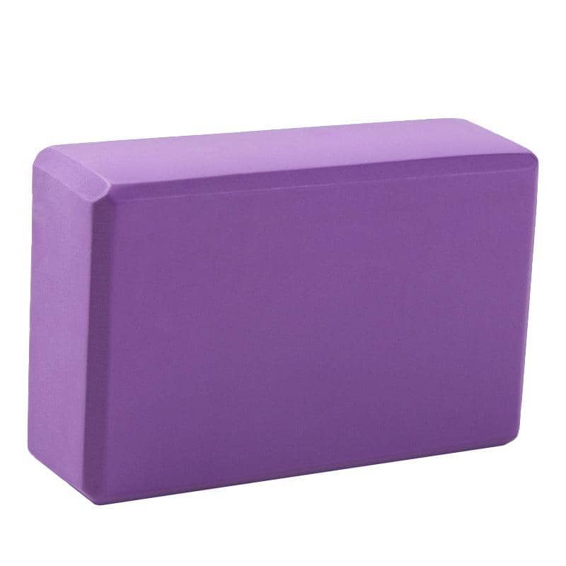 EVA Foam Yoga Blocks, Pack of 2 - Purple