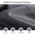EVA One Piece Hooded Raincoat Poncho Waterproof Transparent Grey - Size XL (Length 120cm) - view 4