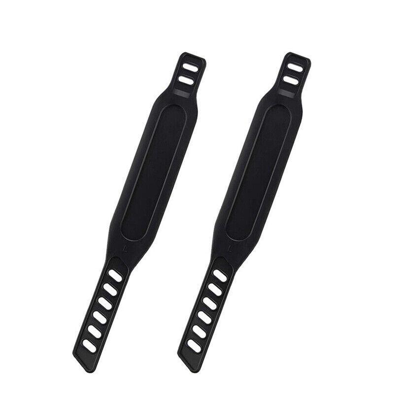 Exercise Bike Pedal Straps - Adjustable, Black, 1 Pair - view 2