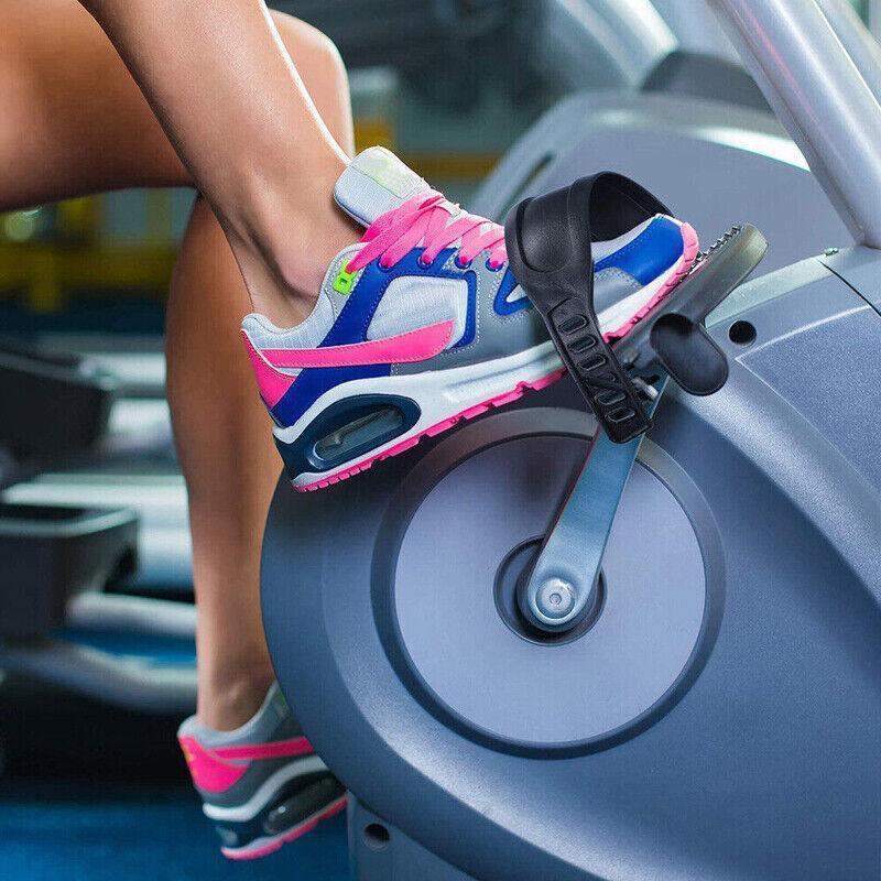 Exercise Bike Pedal Straps - Adjustable, Black, 1 Pair - view 5