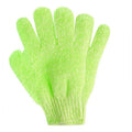 Exfoliating Bath Gloves 1 Pair Shower Scrub Mitt - Green
