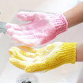 Exfoliating Bath Gloves 1 Pair Shower Scrub Mitt - Green - view 4