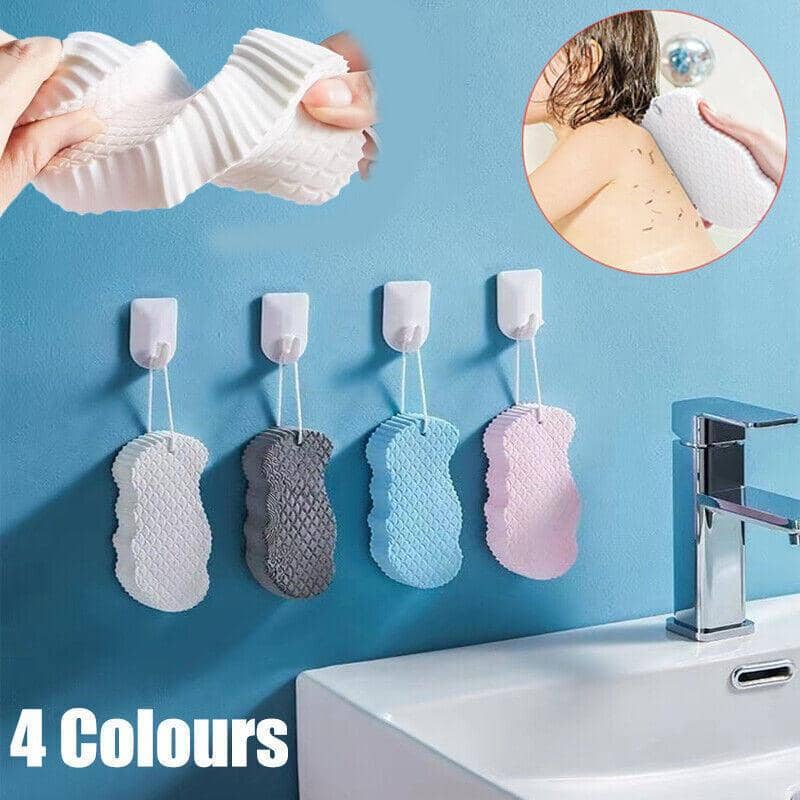 Exfoliating Bath Sponge, Soft PVA Shower Scrubber - Grey - view 2