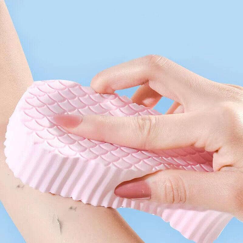Exfoliating Bath Sponge, Soft PVA Shower Scrubber - Grey - view 5