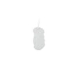 Exfoliating Bath Sponge, Soft PVA Shower Scrubber - White