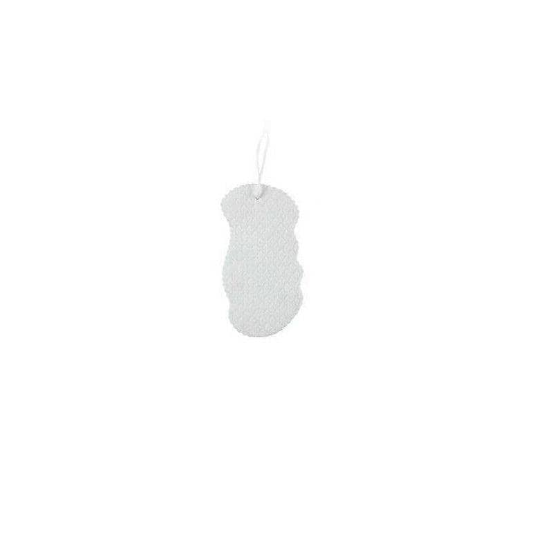 Exfoliating Bath Sponge, Soft PVA Shower Scrubber - White