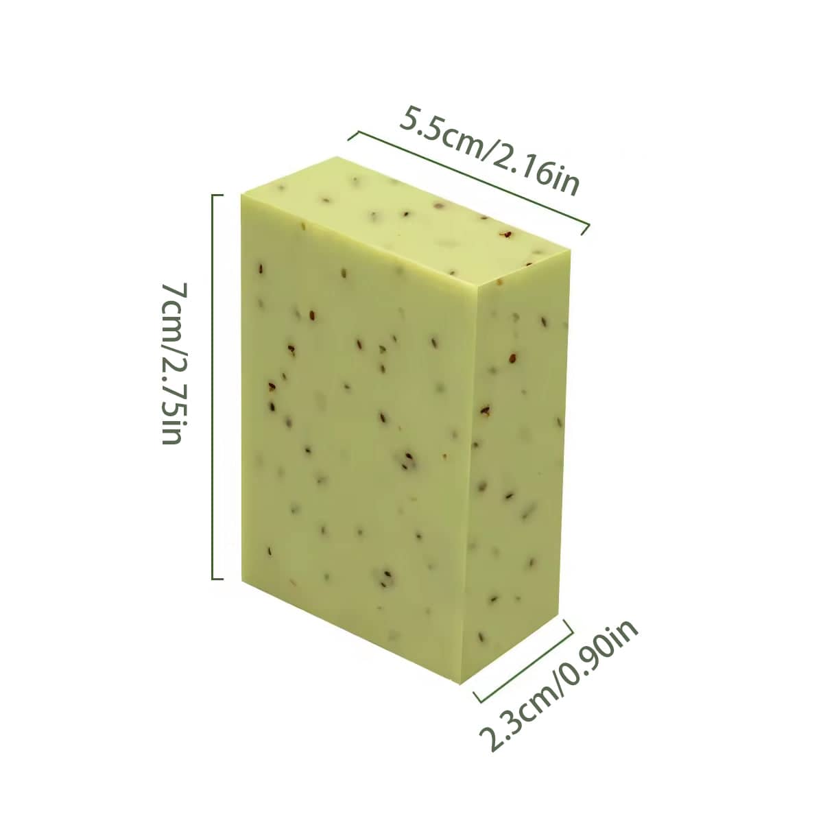 Exfoliating Body Soap Bar with Scrub Granules, Pack of 2 - Tea - view 4