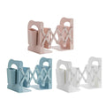 Expandable Book Stand with Built-In Pen Holder - Pink - view 3