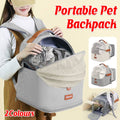 Expandable Cat Backpack Carrier, Large Capacity Breathable Travel Bag - Beige - view 2