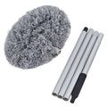 Extendable Ceiling Duster with Round Microfibre Head - Grey