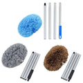 Extendable Ceiling Duster with Round Microfibre Head - Grey - view 3