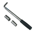 Extendable Wheel Brace with 17, 19, 21 and 23 mm Sockets, 32-48 cm - view 2