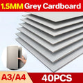 Extra Thick Greyboard Sheets, A4 (210 x 297 mm), 1.5 mm - Pack of 40 - view 2