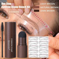 Eyebrow Powder Kit with Stencils and Brushes - Dark Brown - view 2