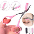 Eyebrow Razor and Scissor Set with Comb - White - view 4