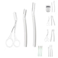 Eyebrow Razor Set of 3 - Three Razors, Light Green - view 3